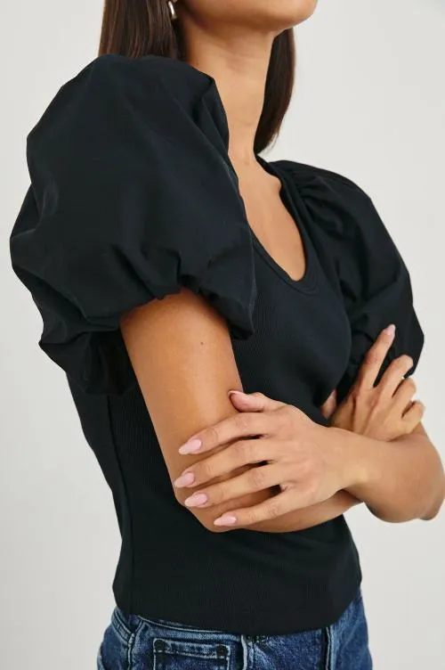 Women Rails Tops Hallie Top Black Women Rails Tops Hallie Top Black