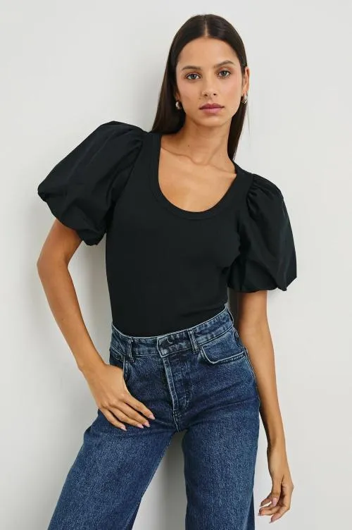Women Rails Tops Hallie Top Black Women Rails Tops Hallie Top Black