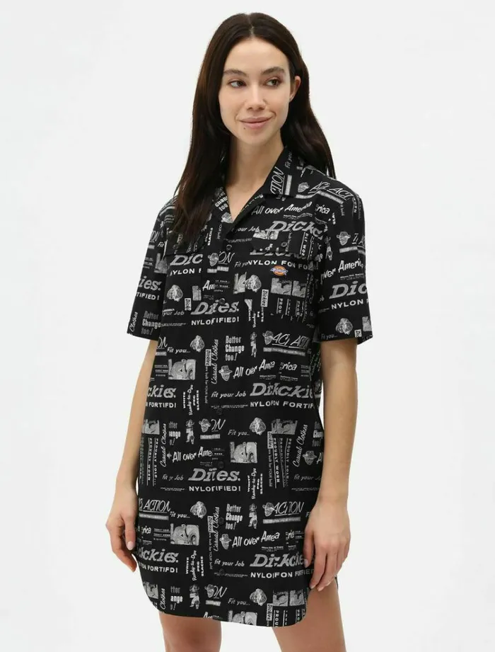 Women Skirts and Dresses Dickies Pillager Dress Black