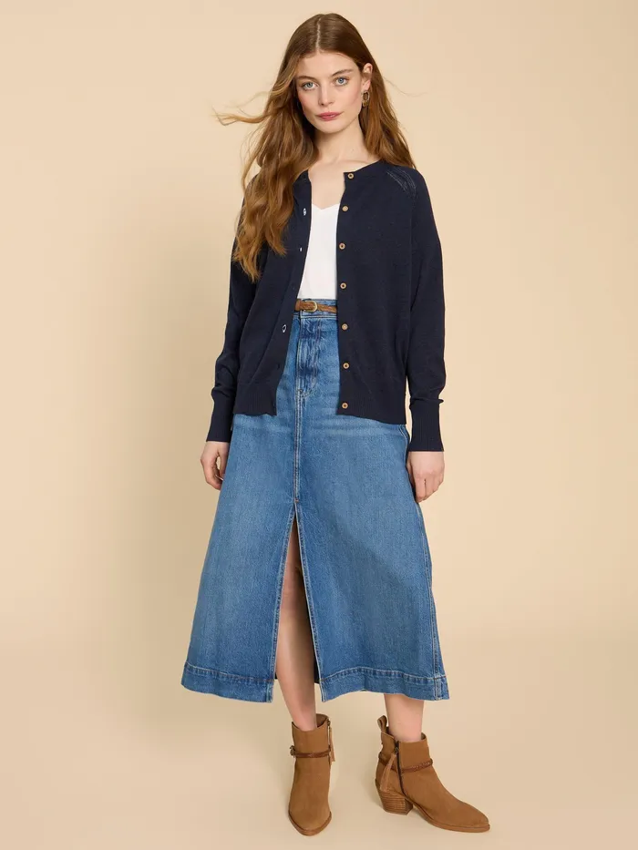 Women White Stuff Clothing Lulu Crew Neck Cardigan Women White Stuff Clothing Lulu Crew Neck Cardigan