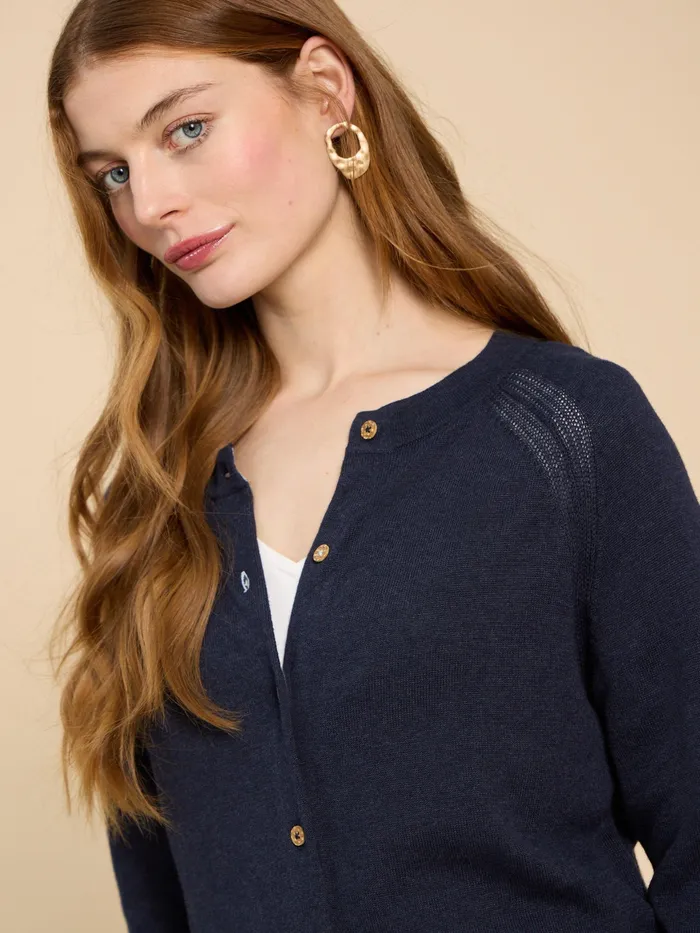 Women White Stuff Clothing Lulu Crew Neck Cardigan Women White Stuff Clothing Lulu Crew Neck Cardigan