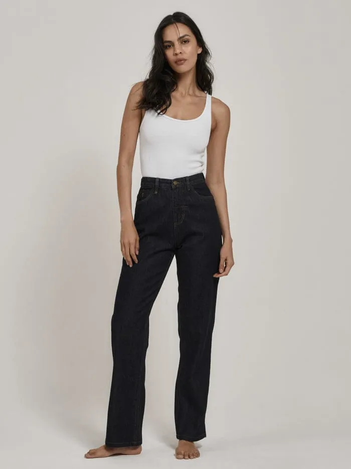 Womens Pulp Jean Raw Indigo Thrills Denim