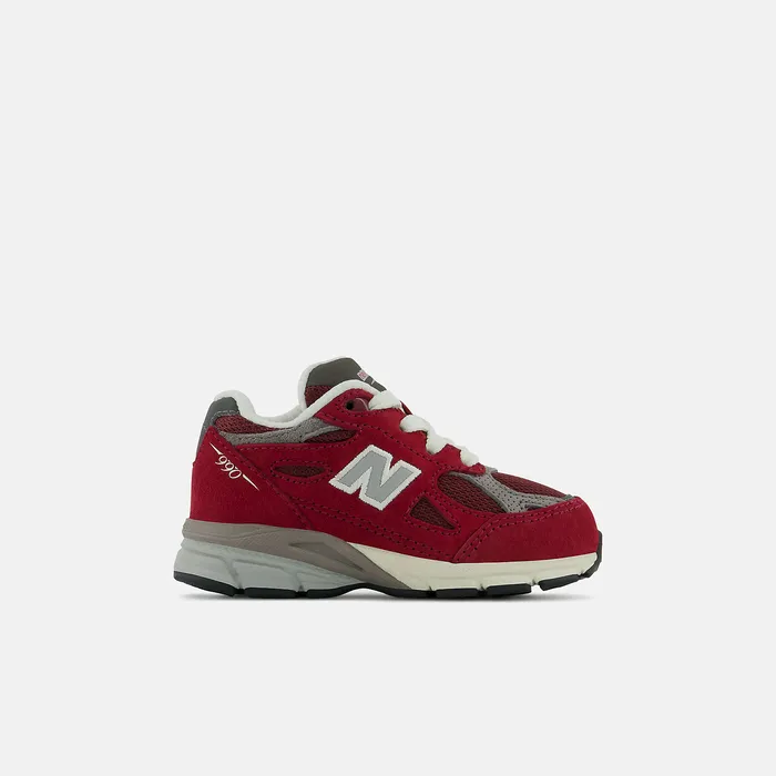 990v3 NB Scarlet with Marblehead Kids Size 0 8211 10 New Balance
