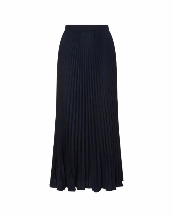Addi Pleated Skirt Navy Women Veronica Beard Skirts and Shorts Addi Pleated Skirt Navy Women Veronica Beard Skirts and Shorts
