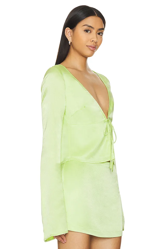 Adriana Top Lime Green Women Lovers and Friends Tops Adriana Top Lime Green Women Lovers and Friends Tops