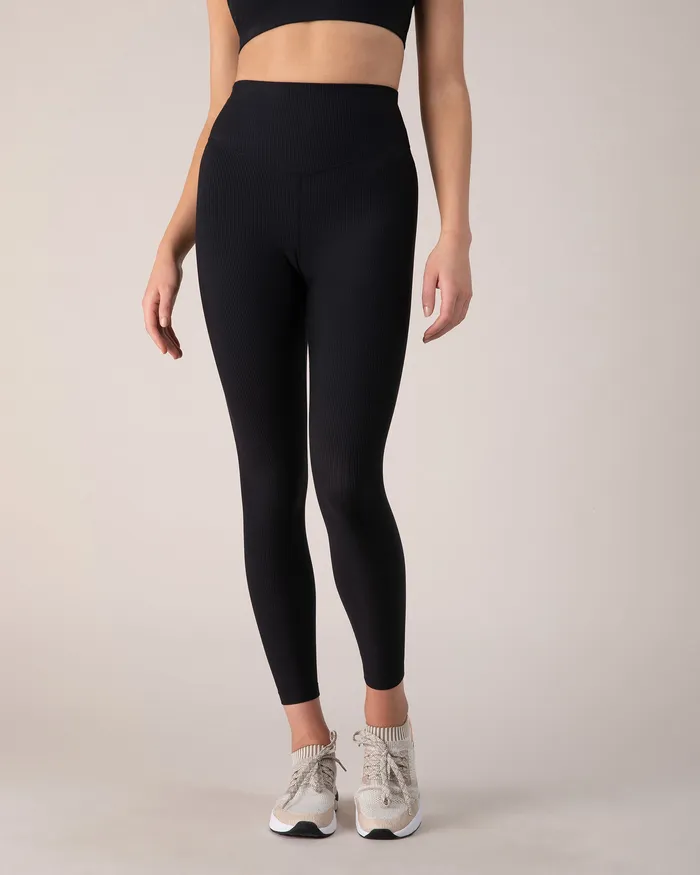 Adult Bloch Blochrib 78 Length Legging Ebony Leggings