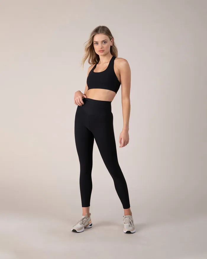 Adult Bloch Blochrib 78 Length Legging Ebony Leggings Adult Bloch Blochrib 78 Length Legging Ebony Leggings