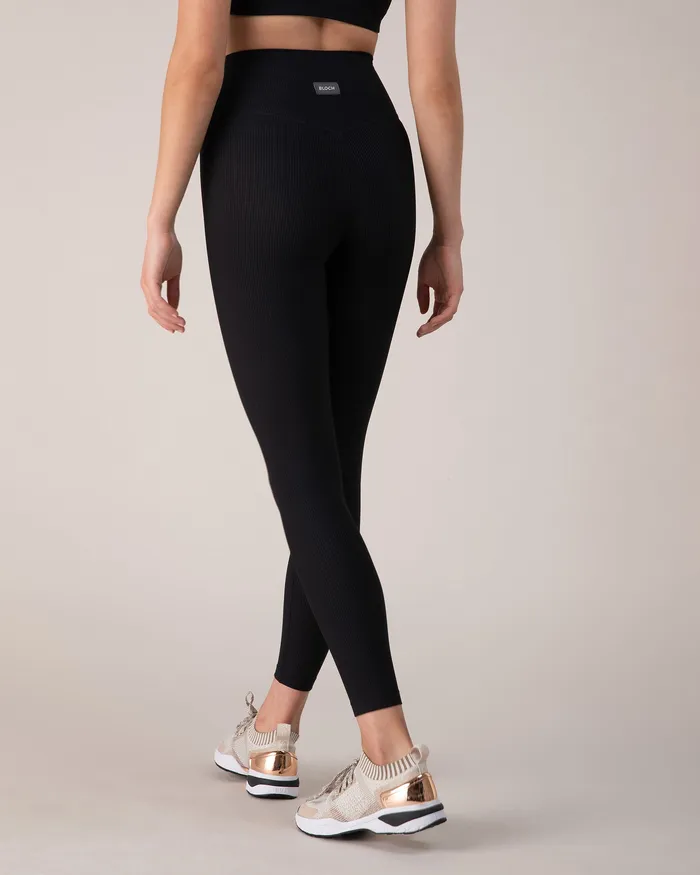 Adult Bloch Blochrib 78 Length Legging Ebony Leggings Adult Bloch Blochrib 78 Length Legging Ebony Leggings
