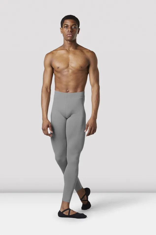 Adult Bloch MensBoys Full Length Dance Tight Gun Metal Pants and Leggings