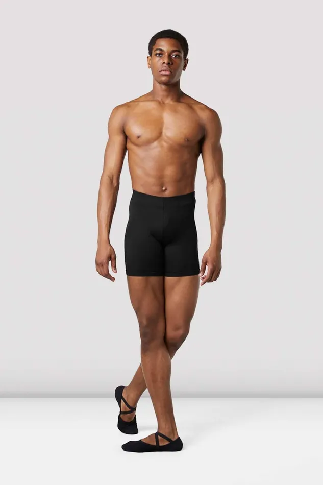 Adult Bloch MensBoys Mid Length Rehearsal Tights Black Pants and Leggings