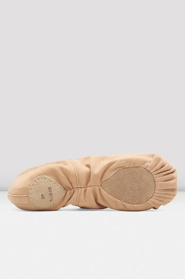 Adult Bloch Mens Pump Canvas Ballet Shoes Light Sand Canvas Ballet