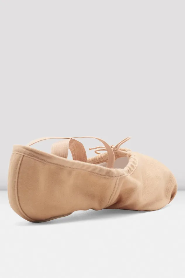 Adult Bloch Mens Pump Canvas Ballet Shoes Light Sand Canvas Ballet