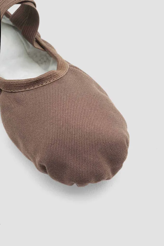 Adult Mens Bloch Mens Performa Stretch Canvas Ballet Shoes Coffee Canvas