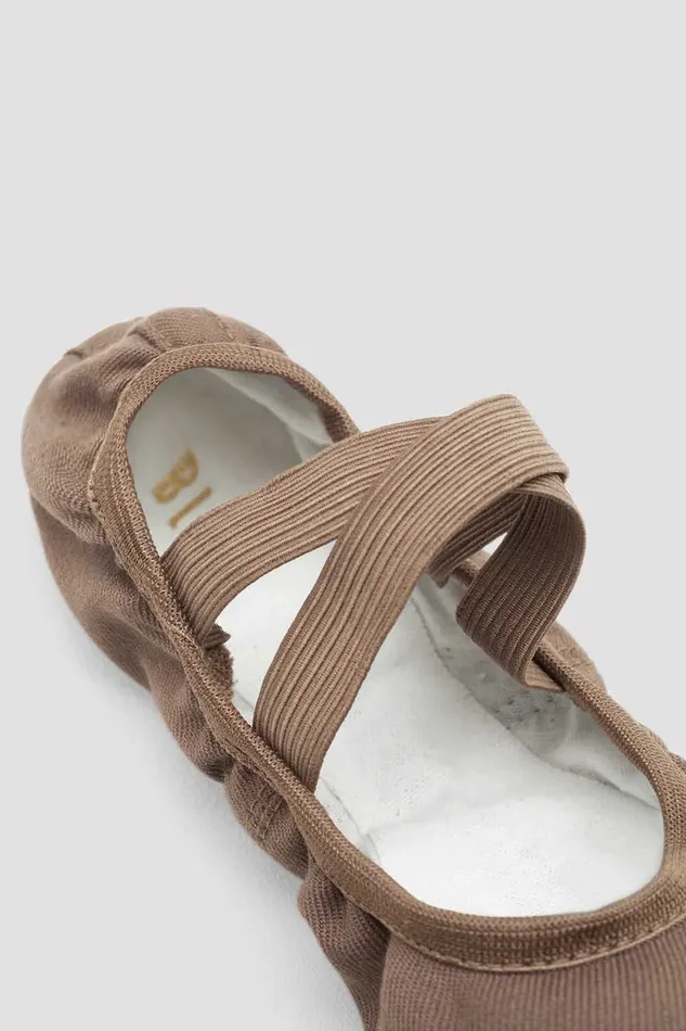 Adult Mens Bloch Mens Performa Stretch Canvas Ballet Shoes Coffee Canvas