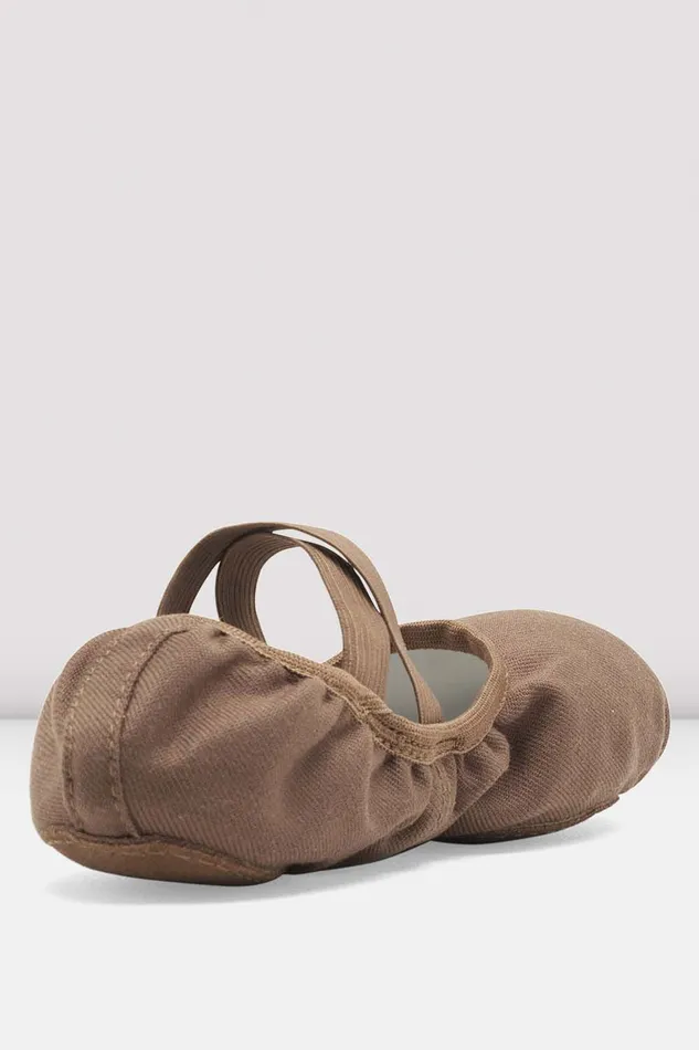 Adult Mens Bloch Mens Performa Stretch Canvas Ballet Shoes Coffee Canvas