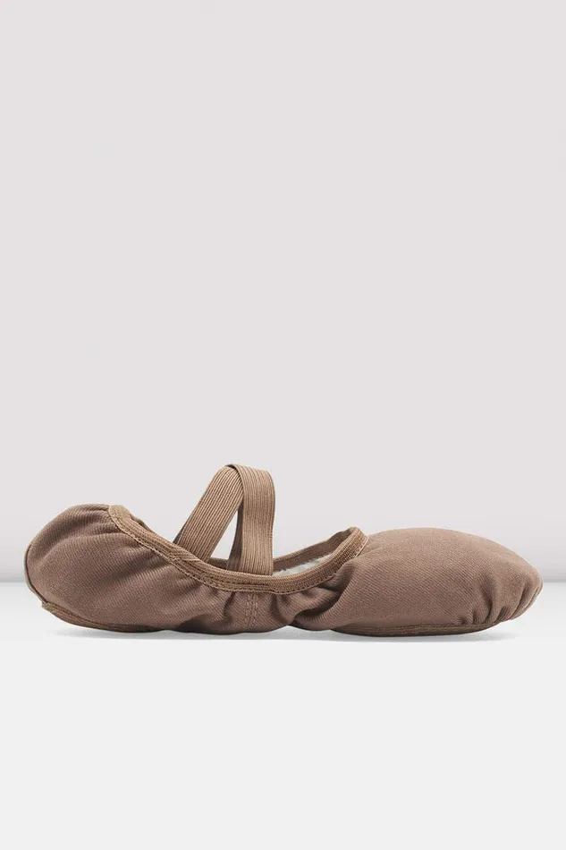 Adult Mens Bloch Mens Performa Stretch Canvas Ballet Shoes Coffee Canvas