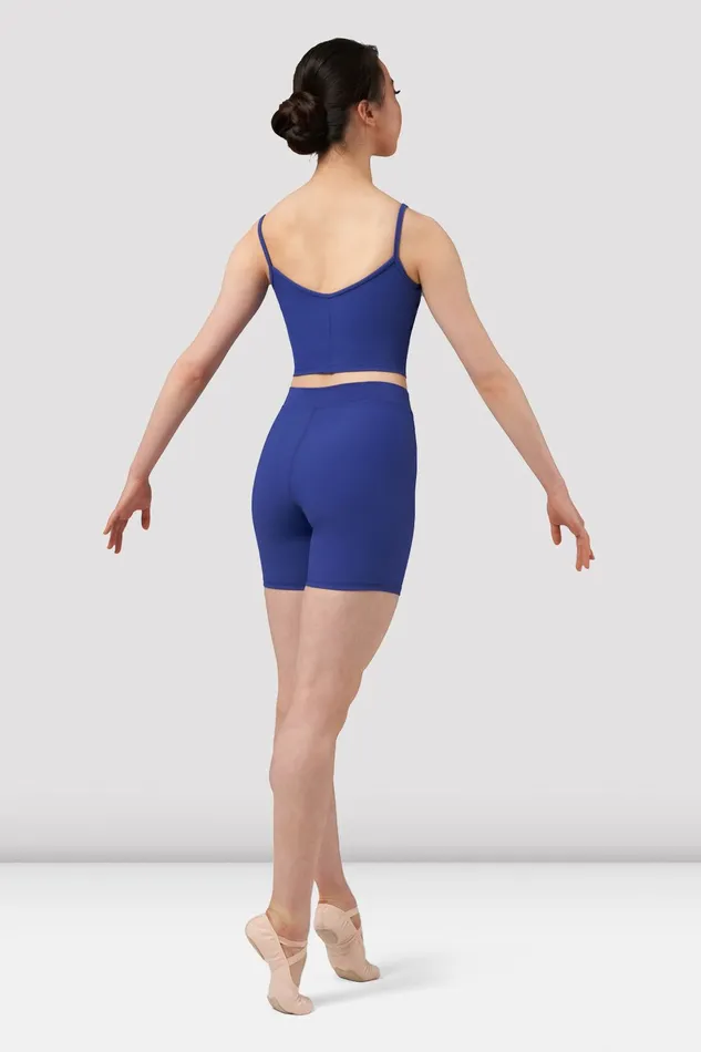 Adult Separates Bloch Ladies Mirella Chevron Camisole Crop Top Marine Blue
