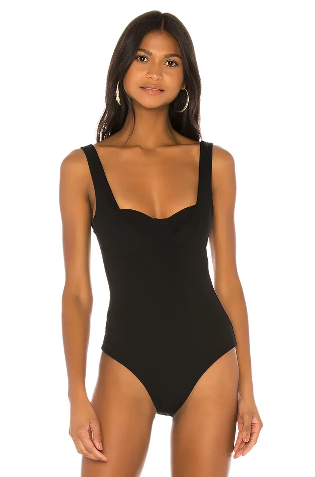 Aiden Bodysuit Black Women Lovers and Friends Tops Aiden Bodysuit Black Women Lovers and Friends Tops