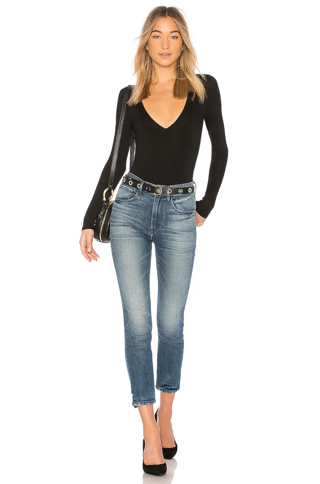 Akron Bodysuit Black Women Lovers and Friends Tops Akron Bodysuit Black Women Lovers and Friends Tops