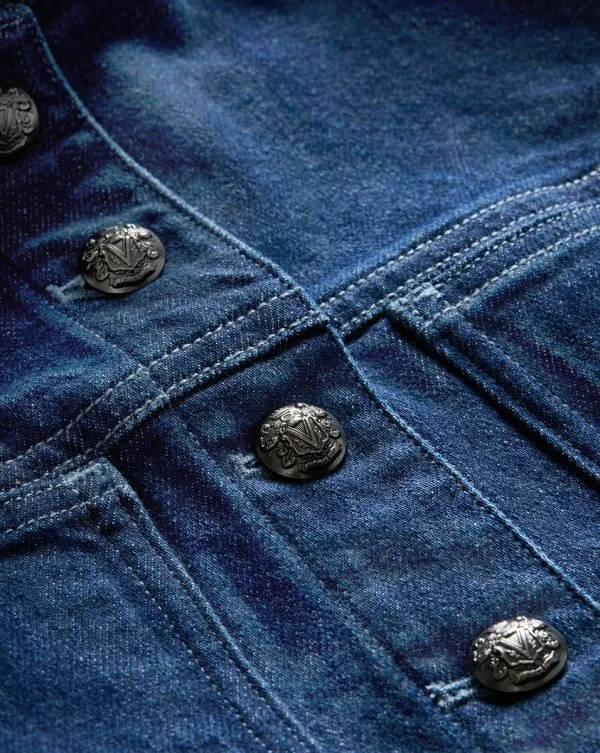 Alfie Denim Jacket Indigo Rinse Women Veronica Beard Jackets and Outerwear Alfie Denim Jacket Indigo Rinse Women Veronica Beard Jackets and Outerwear