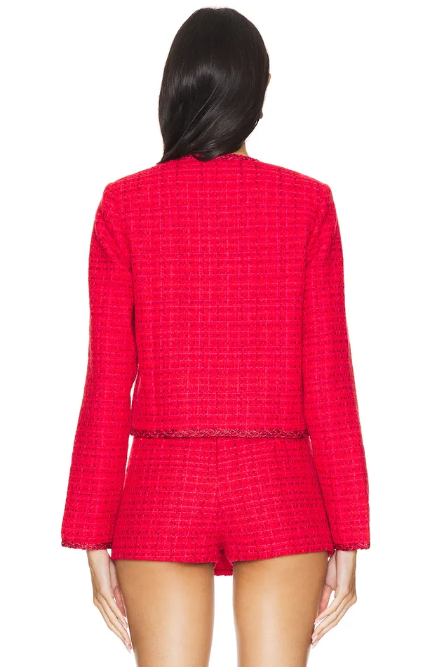 Alina Jacket Rose Red Women Lovers and Friends Jackets and Coats Alina Jacket Rose Red Women Lovers and Friends Jackets and Coats