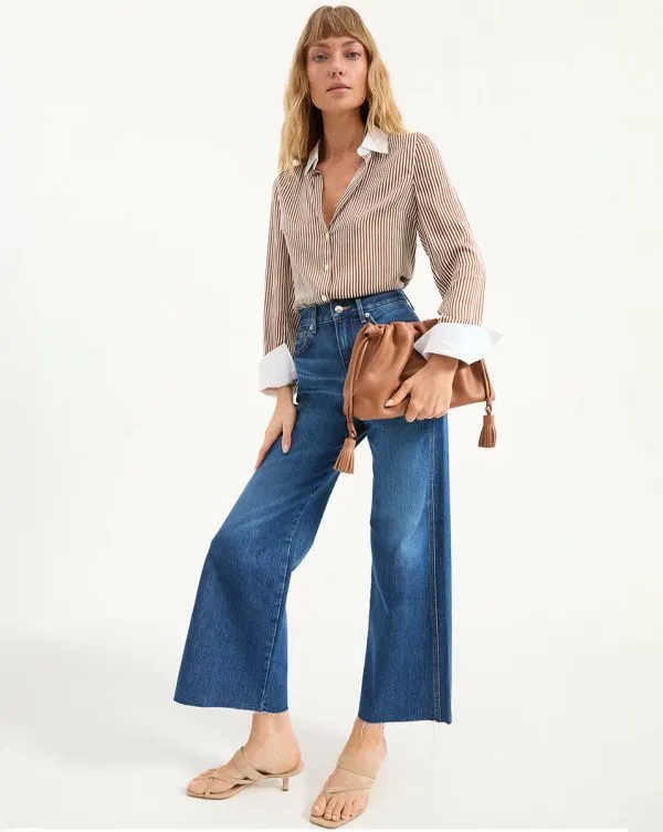 Amelia Silk Shirt Whiskyandoffwhite Women Veronica Beard Tops