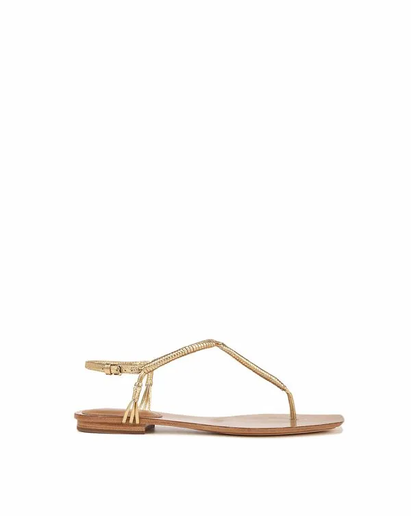 Amelia TStrap Metallic Sandal Gold Women Veronica Beard Shoes Amelia TStrap Metallic Sandal Gold Women Veronica Beard Shoes