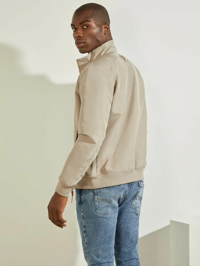 Amos Flight Jacket Grey Out Orange In Combo Jackets and Coats GUESS Men Amos Flight Jacket Grey Out Orange In Combo Jackets and Coats GUESS Men