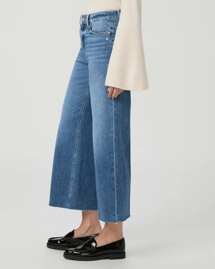 Anessa Wide Leg Jean 8211 Rock Show Distressed Wide Leg PAIGE Women Anessa Wide Leg Jean 8211 Rock Show Distressed Wide Leg PAIGE Women