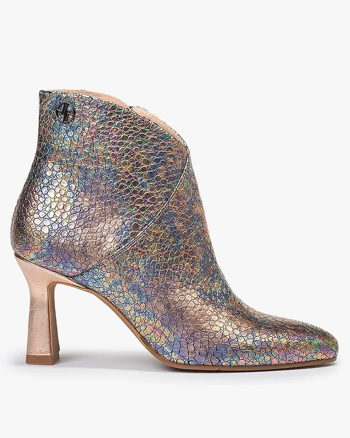 Ankle Boots Women Floris Van Bommel Saxi 0214 Metallic Print