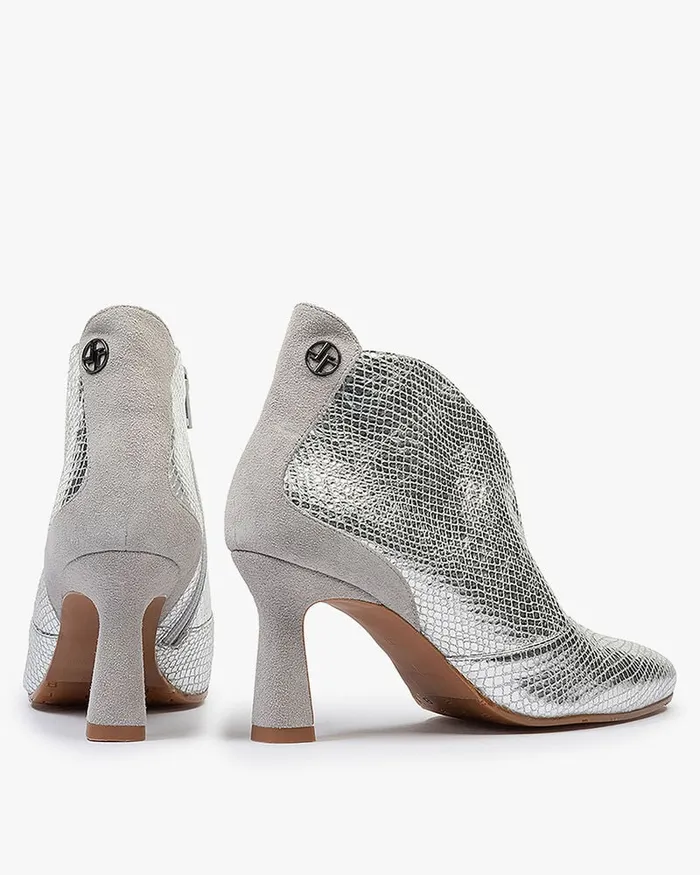 Ankle Boots Women Floris Van Bommel Saxi 0406 Metallicprint
