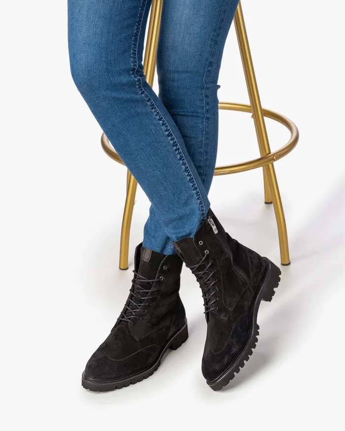 Ankle Boots Women Floris Van Bommel Selsi 0205 Suede