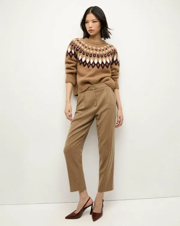 Anne Fairisle Pullover Russet Multi Women Veronica Beard Sweaters Anne Fairisle Pullover Russet Multi Women Veronica Beard Sweaters