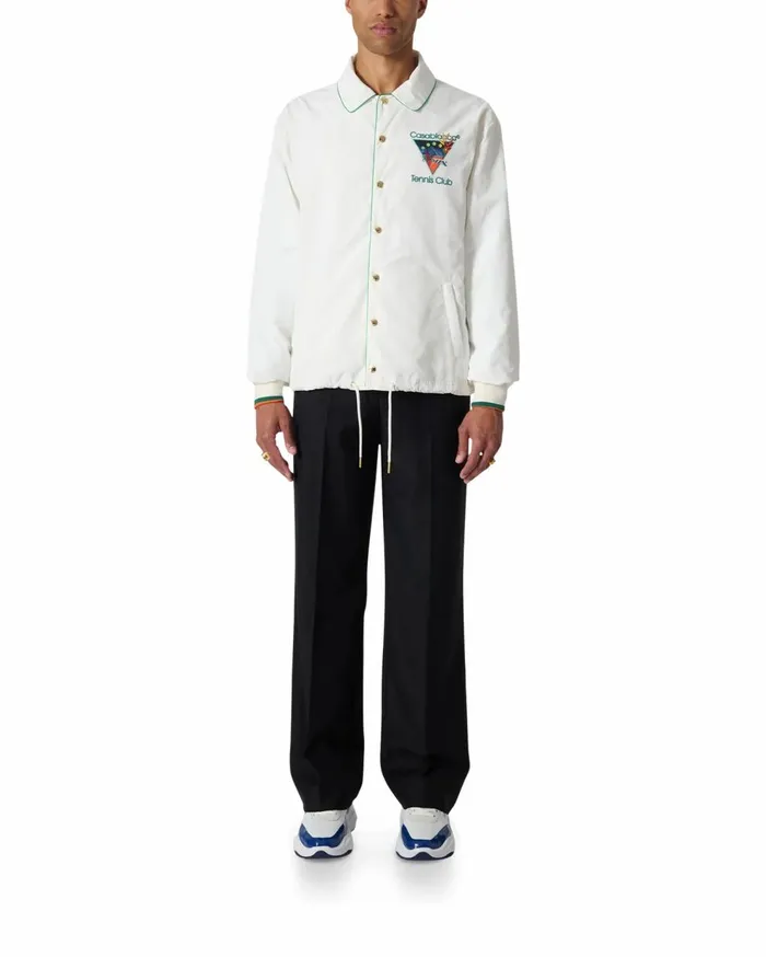 Aprs Sport Men Casablanca Paris Tennis Club Icon Coach Jacket Aprs Sport Men Casablanca Paris Tennis Club Icon Coach Jacket