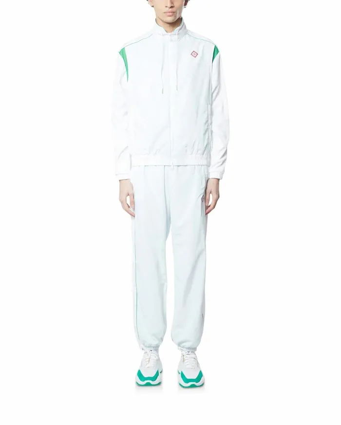 Aprs Sport Men Casablanca Paris White Tracksuit Bottoms
