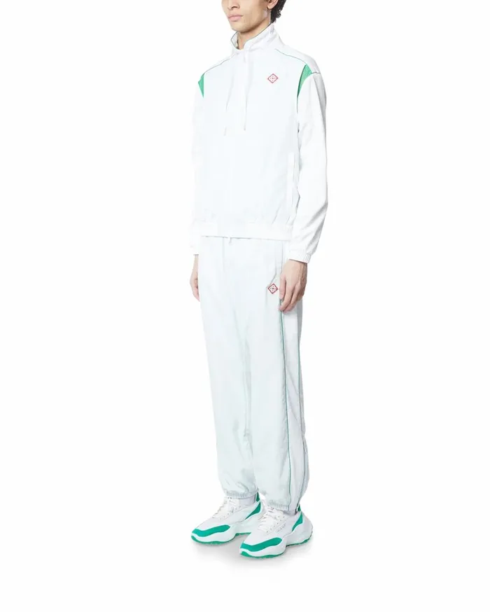 Aprs Sport Men Casablanca Paris White Tracksuit Bottoms
