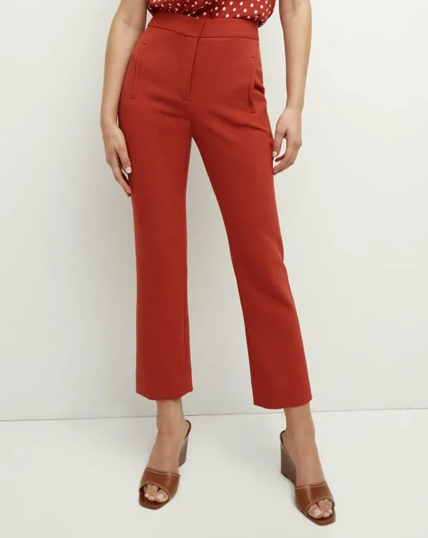 Arte Pant Brick Red Women Veronica Beard Pants Arte Pant Brick Red Women Veronica Beard Pants