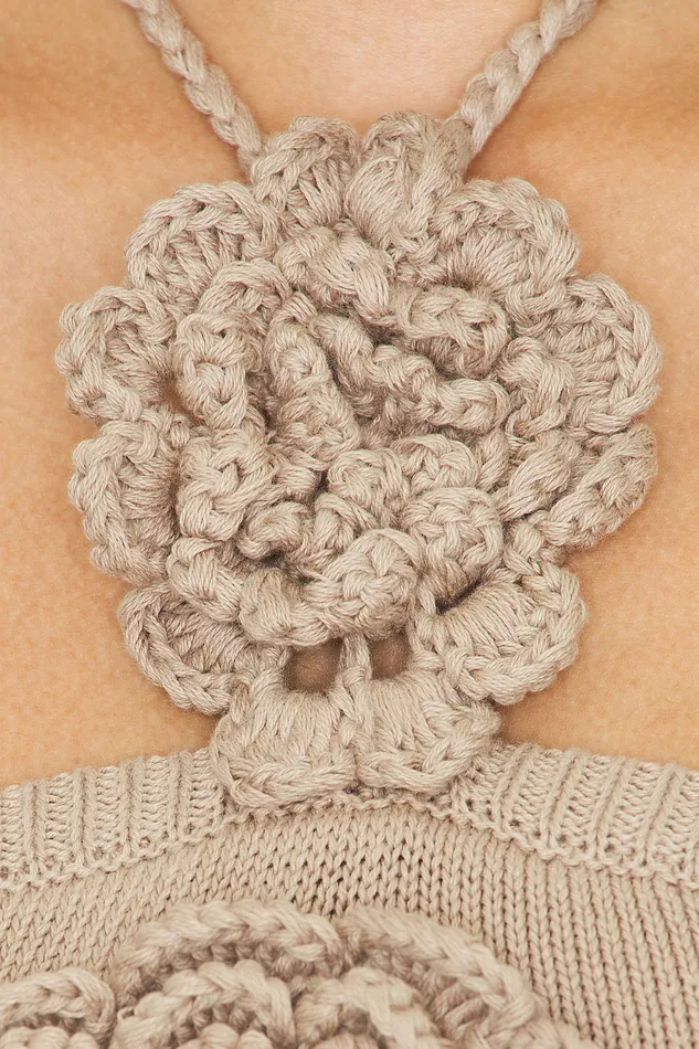 Ashby Crochet Top Beige Women Lovers and Friends Tops Ashby Crochet Top Beige Women Lovers and Friends Tops