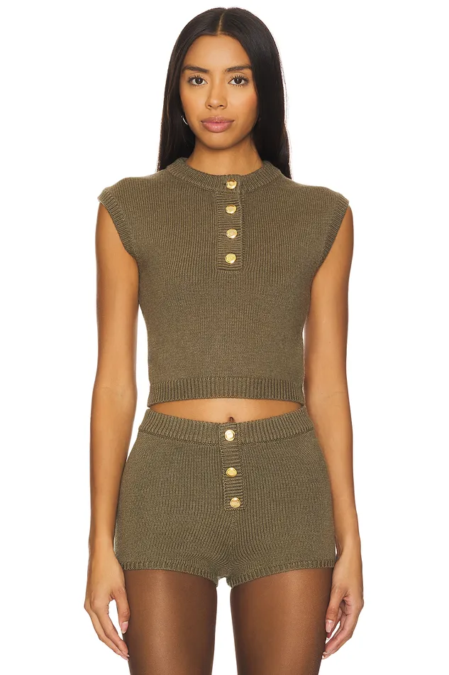 Ayden Top Hunter Green Women Lovers and Friends Tops