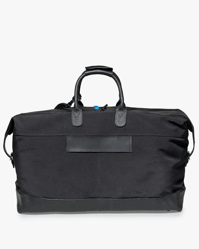 Bags Men Floris Van Bommel Weekender Textile Black Leather