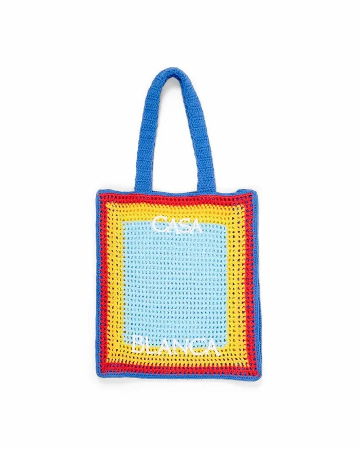 Bags MenWomen Casablanca Paris Arch Crochet Bag