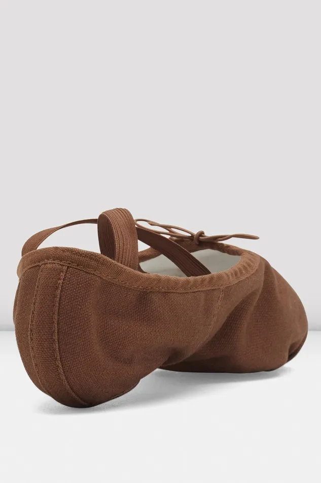 Ballet Adult Ladies Pump Canvas Ballet Shoes Cocoa Canvas Bloch