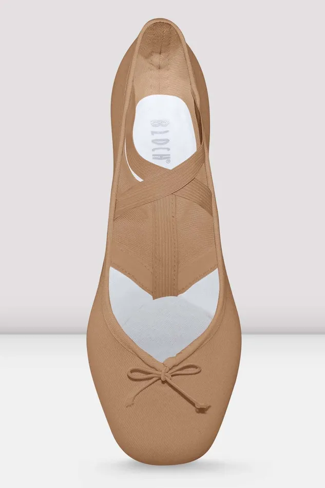 Ballet Adult Mens Perfectus Canvas Ballet Shoes Sand Canvas Bloch