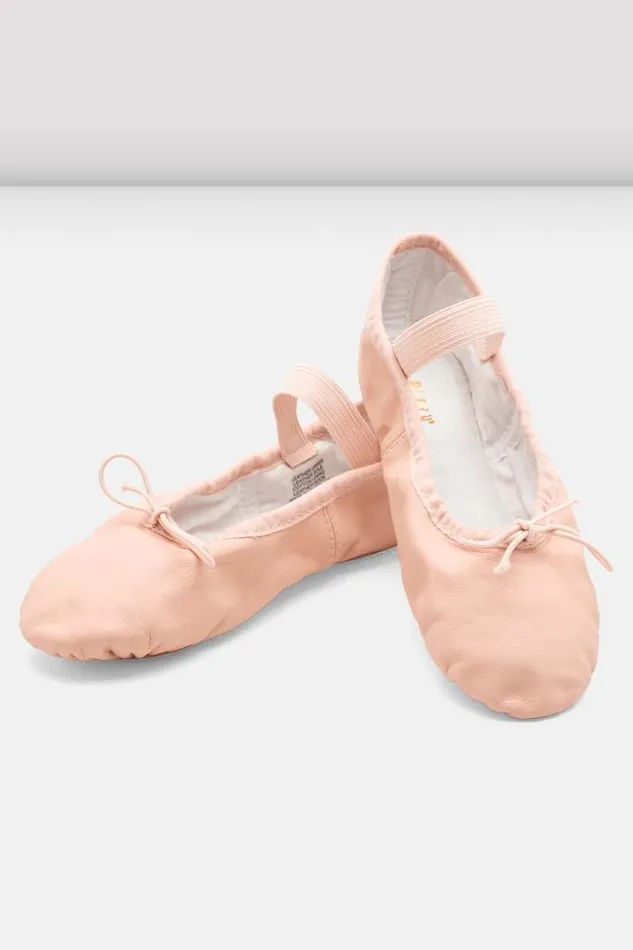 Ballet Bloch Adult Ladies Dansoft Leather Ballet Shoes Pink Leather
