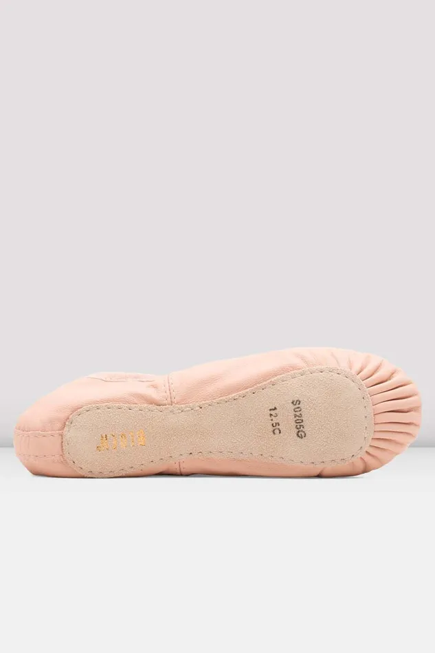 Ballet Bloch Adult Ladies Dansoft Leather Ballet Shoes Pink Leather