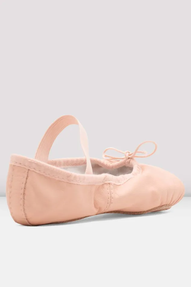 Ballet Bloch Adult Ladies Dansoft Leather Ballet Shoes Pink Leather