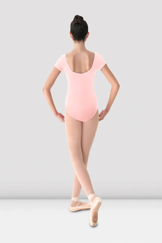 Basics Adult Ladies Mirella Cap Sleeve Leotard Pink Bloch