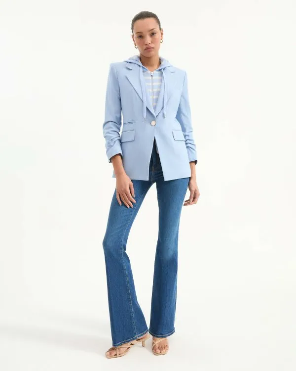 Battista Dickey Jacket Bluebell Women Veronica Beard Jackets and Outerwear