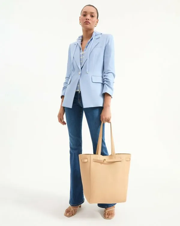 Battista Dickey Jacket Bluebell Women Veronica Beard Jackets and Outerwear