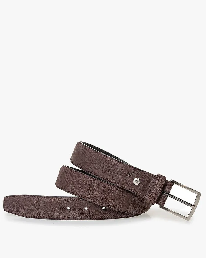 Belts Men Floris Van Bommel De Belter 4236 Printedleather